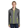 Ladies' Sport-Tek  Sport-Wick  Stretch Contrast Full Zip Jacket